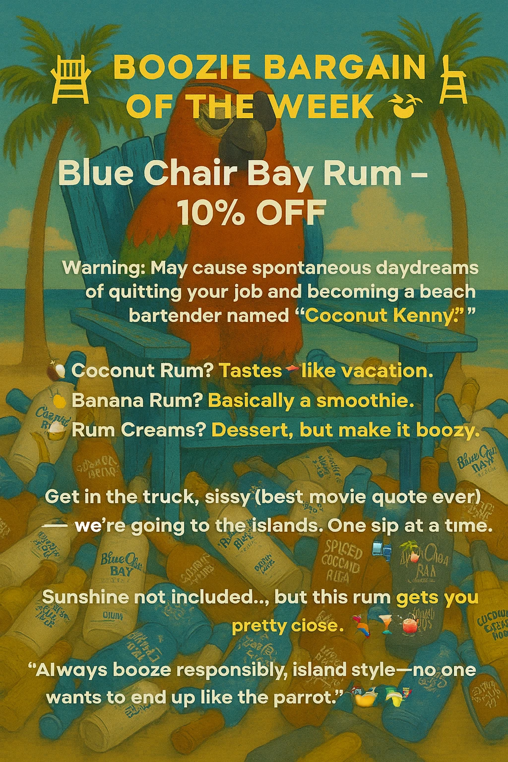 Blue Parrot Ad